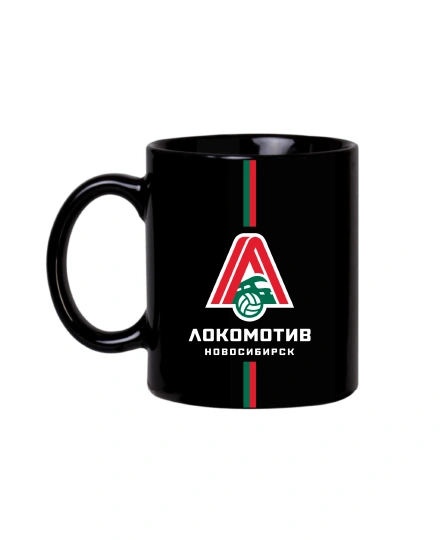 Кружка брендированная черная